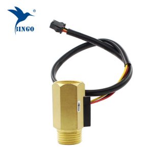 1/2″ dn15 flow rate water brass hall turbine flow sensor meter switch control water liquid rate