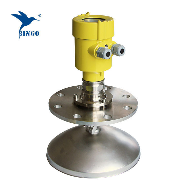 High frequency 4-20mA Hart output radar level transmitter for strong dust