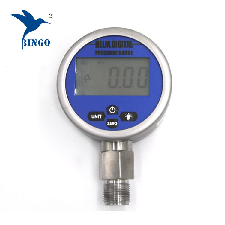 Intelligent Vacuum Digital Pressure Gauge, LCD, LED Display, 100MPa Gauge