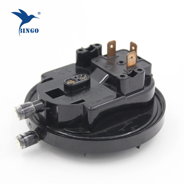 Low air gas differential pressure switch for ventilation and air-conditioning system