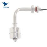 angle float switch miniature liquid water level sensor stainless steel stem dc100v m10x1 5mm male