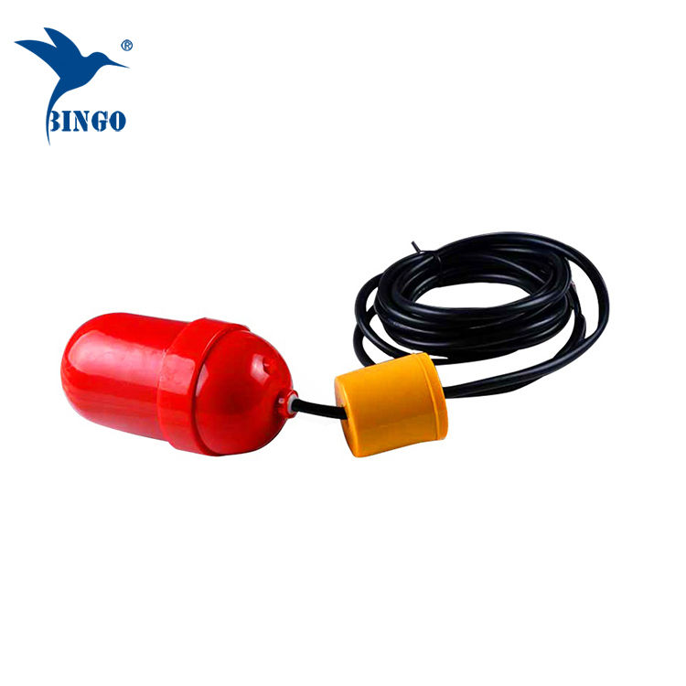 Sinking pump level controller and water tank cable float level switch