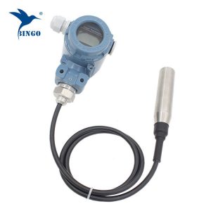 Submersible level pressure transmitter with LCD display