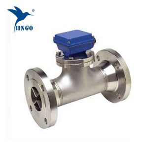 Threaded digital turbine water flow meter sensor