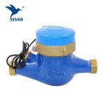 remote power reading brass body Pulse Water flow meter pulse sensor