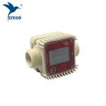 top quality 10-120L/min digital fuel water electronic turbine flow meter